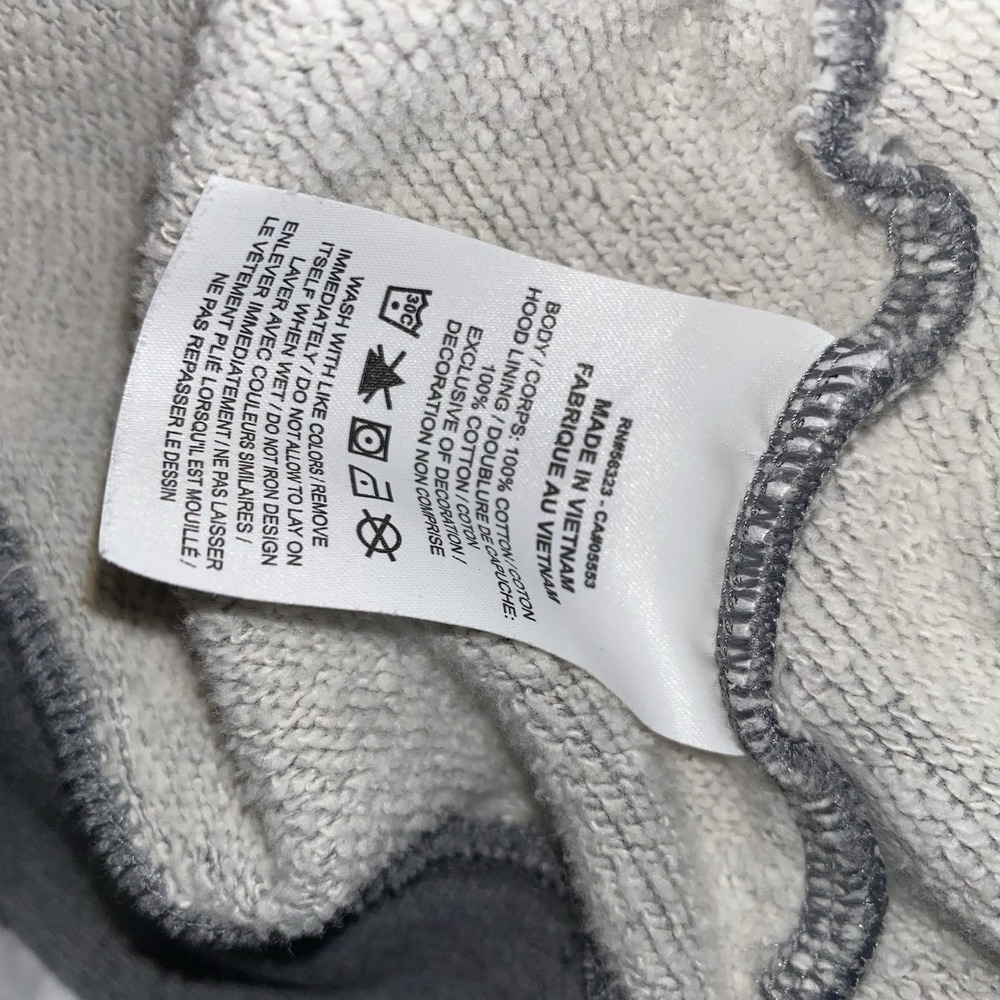 Nike Air Jordan Flight Fleece Pull Over Hoodie Gray Small - Picture 10 of 11